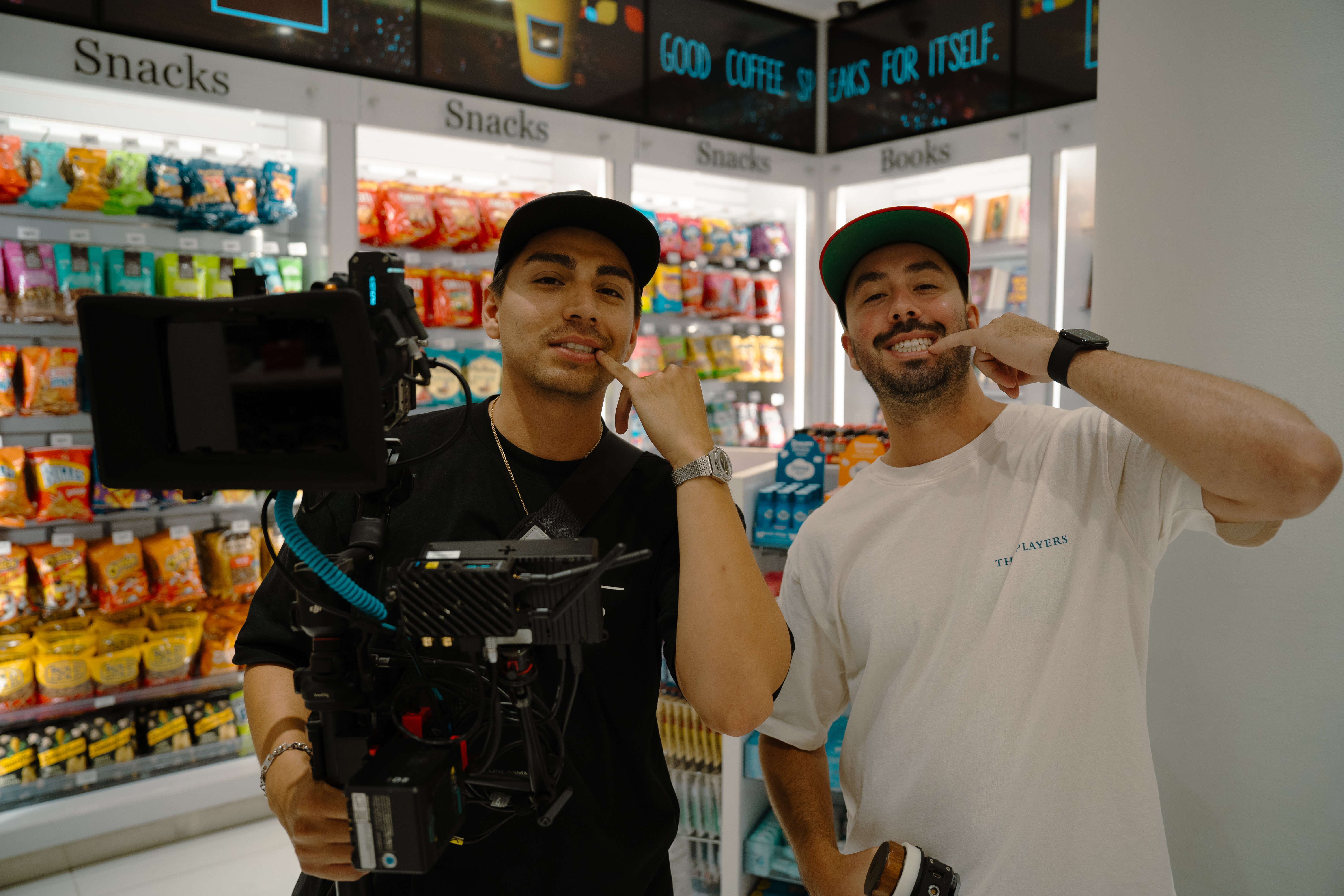 DV crew — candid team moment